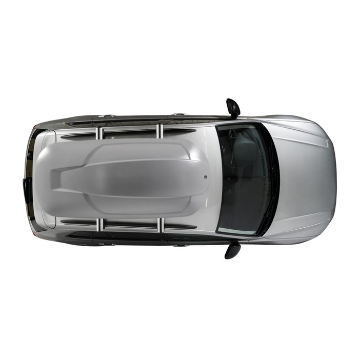 Автобокс на крышу Koffer Sport KG430S, серый матовый, duo open, 430л, 1860х850х400 мм