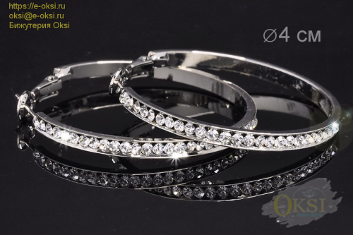 СЕРЬГИ 4см-SM43921