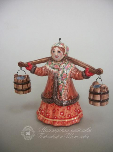 Баба с ведрами