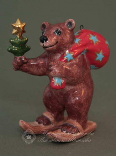 Медведь на лыжах