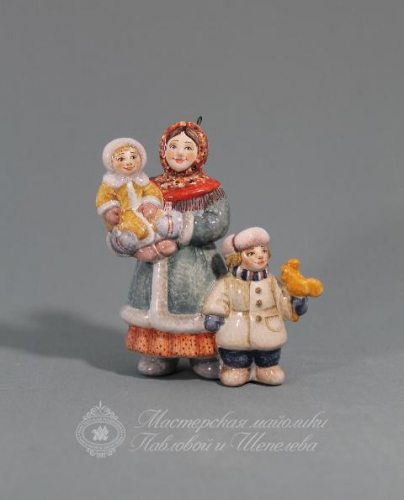 Крестьянка с детьми