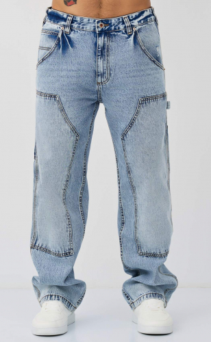 Джинсы муж. F611-0127 l.blue