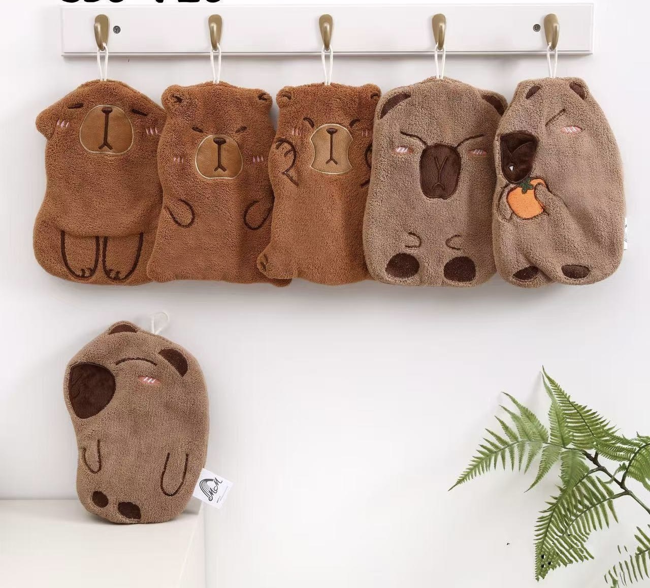 Салфетка - прихватка микрофибра С50 МИШКИ И КАПИБАРЫ в ассортименте р-р 18х22