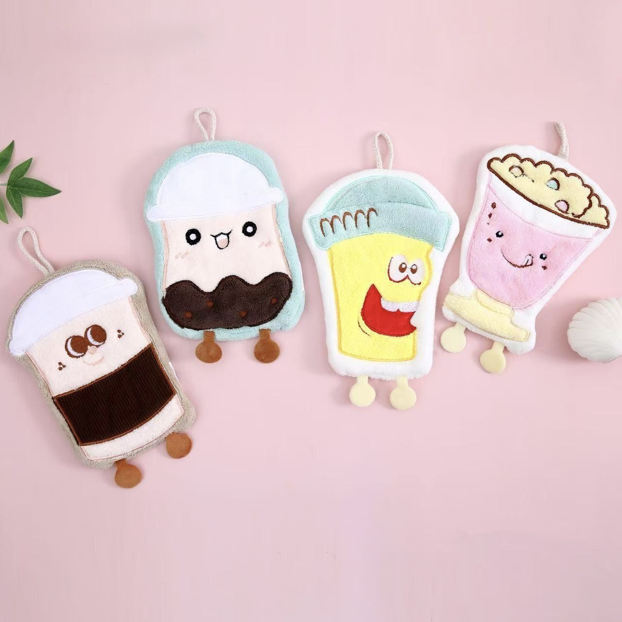 Салфетка - прихватка микрофибра С48 СТАКАНЧИКИ С НОЖКАМИ в ассортименте р-р 18х22