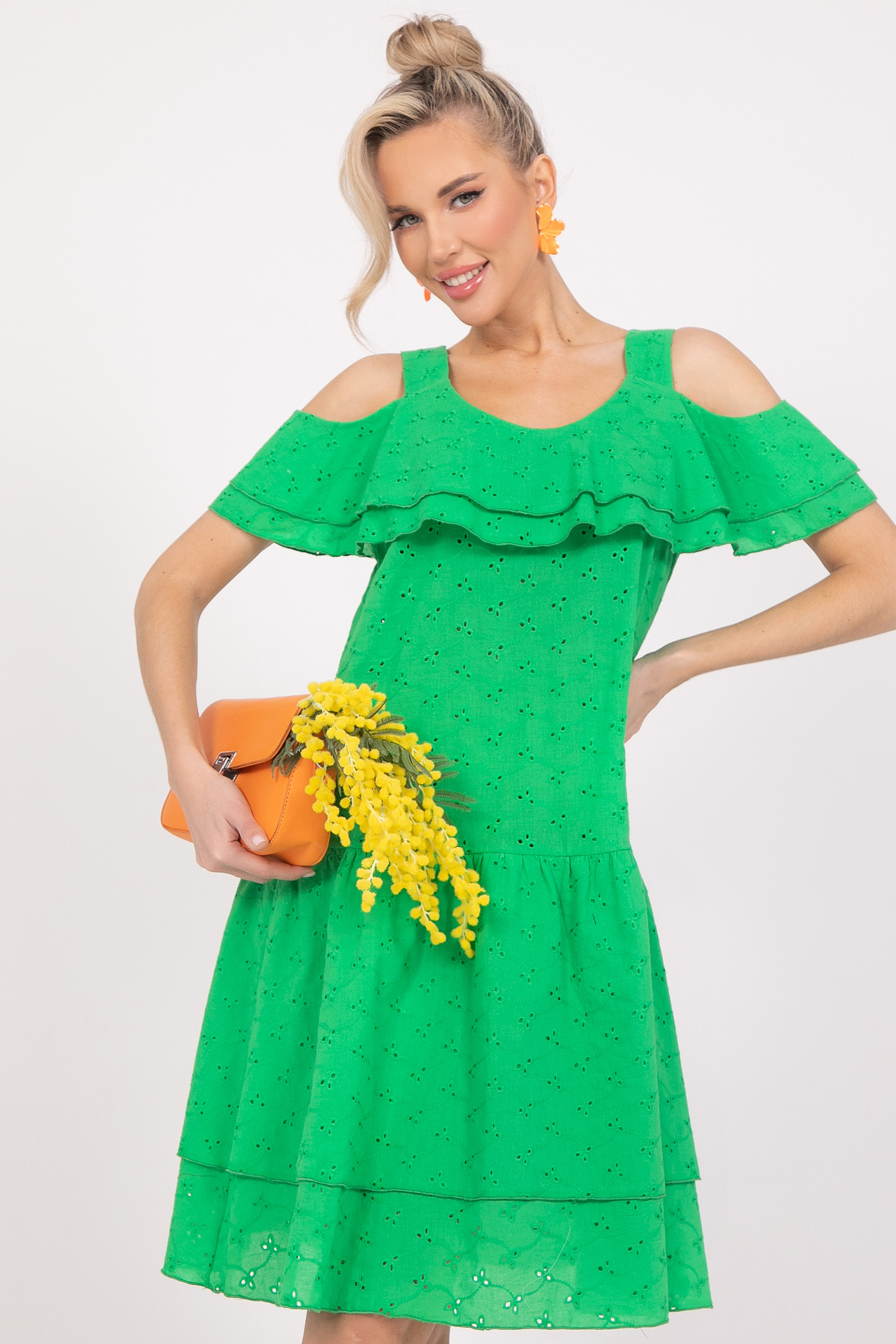 СТ. ЦЕНА 1530 руб//Сарафан Жара (зелёный)