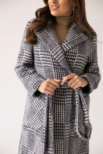 Пальто женское демисезонное 23551 (grey)