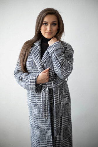 Пальто женское демисезонное 22555  (grey)