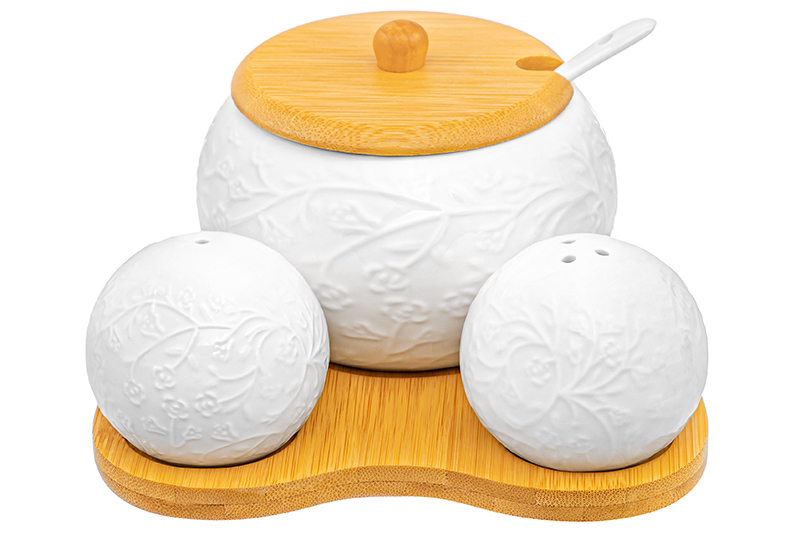 БЫЛО 984 руб! Набор - сахарница 400 мл 15*15,5*9 см