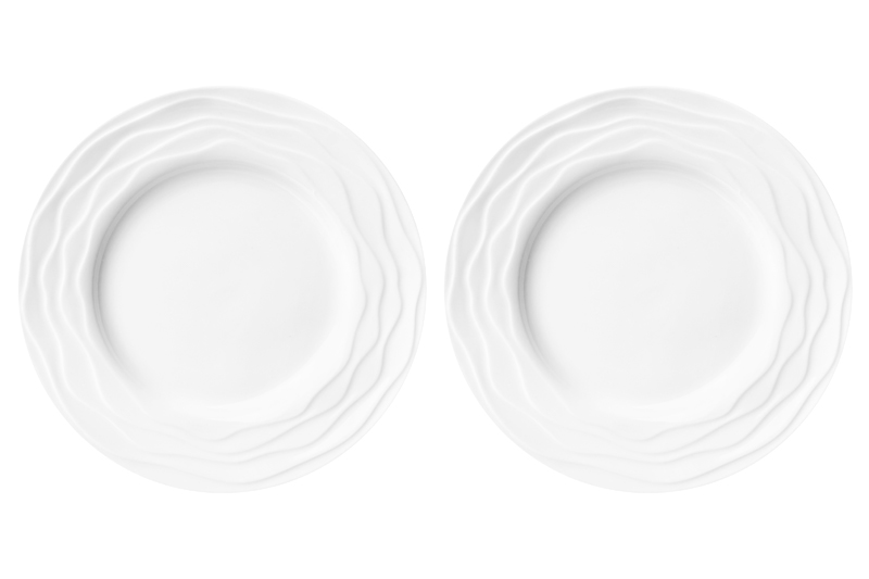 БЫЛО 465 руб! Набор тарелок для десертов 2 пр. 16*16*1,7 см