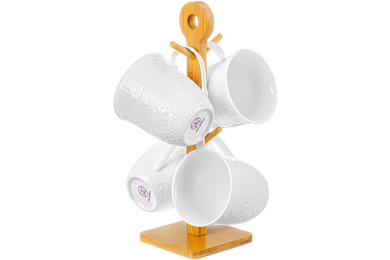 БЫЛО 1619 руб! Набор 4 кружек 400 мл