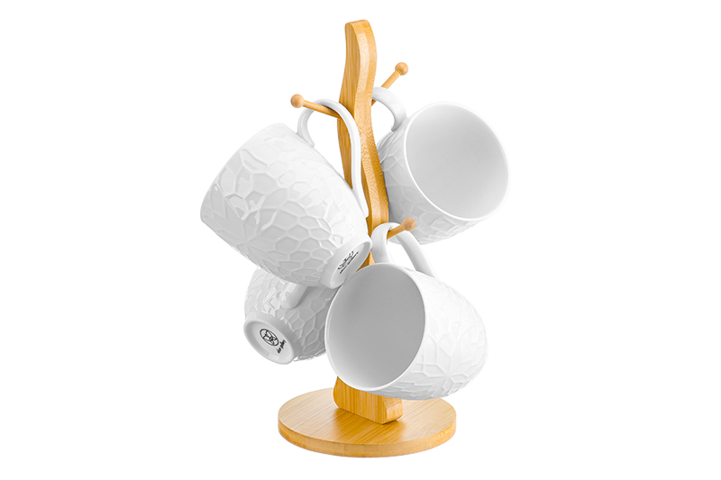 БЫЛО 1609 руб! Набор 4 кружек 320 мл 12*8,5*9,5 см