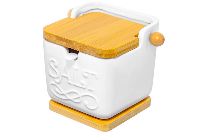 БЫЛО 603 руб!* Банка д/соли 12*9*9,5 см 300 мл