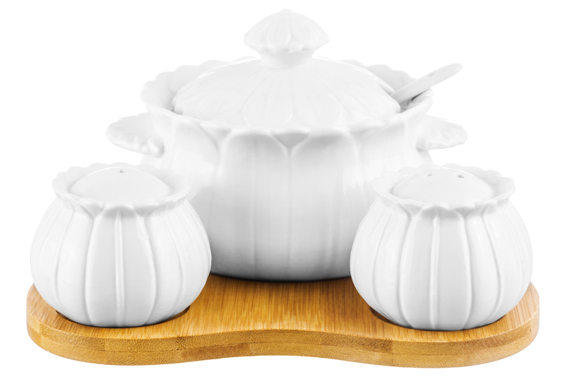 БЫЛО 1105 руб! Набор - сахарница 400 мл 17,5*16*10 см