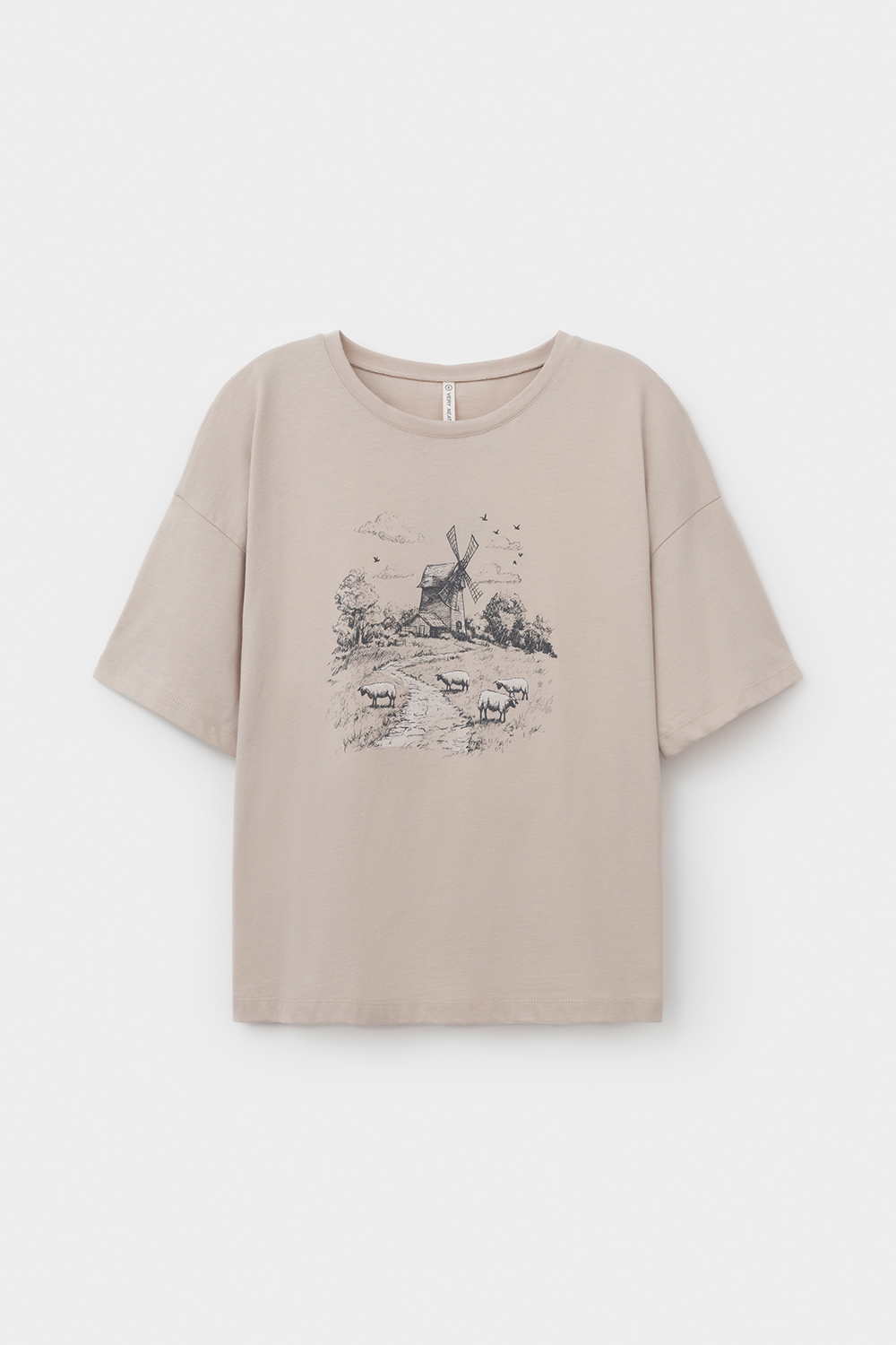 VN Пижама Е 20178 кремовый, овечки на лугу VN