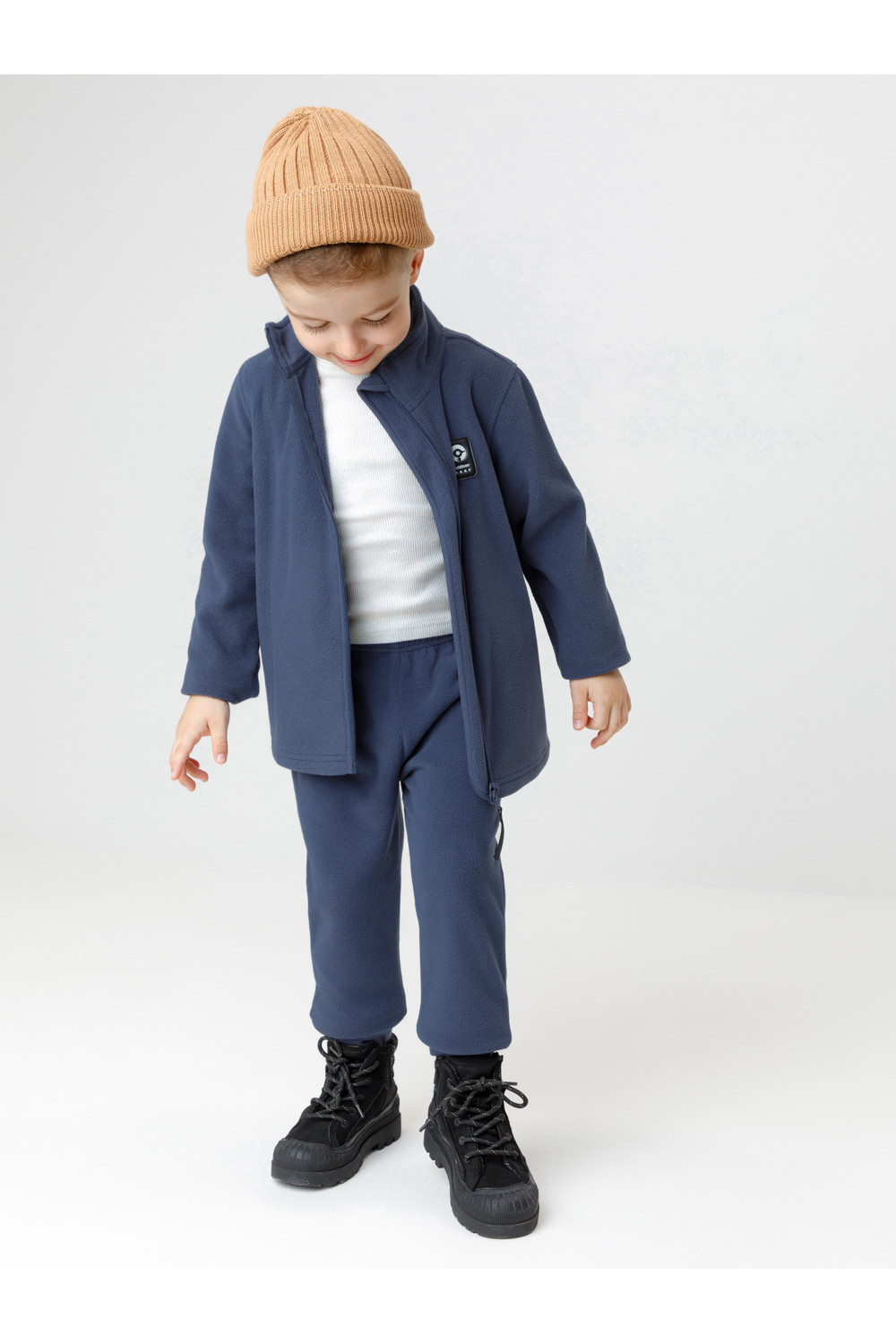 Crockid Брюки ФЛ 40006-1/13 ГР темно-синий Crockid
