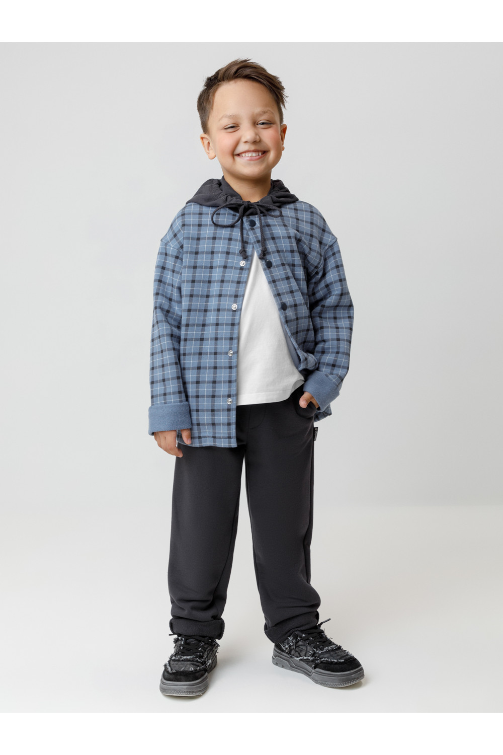 Crоckid Брюки КР 400831 антрацитовый 3902 к614 Crоckid