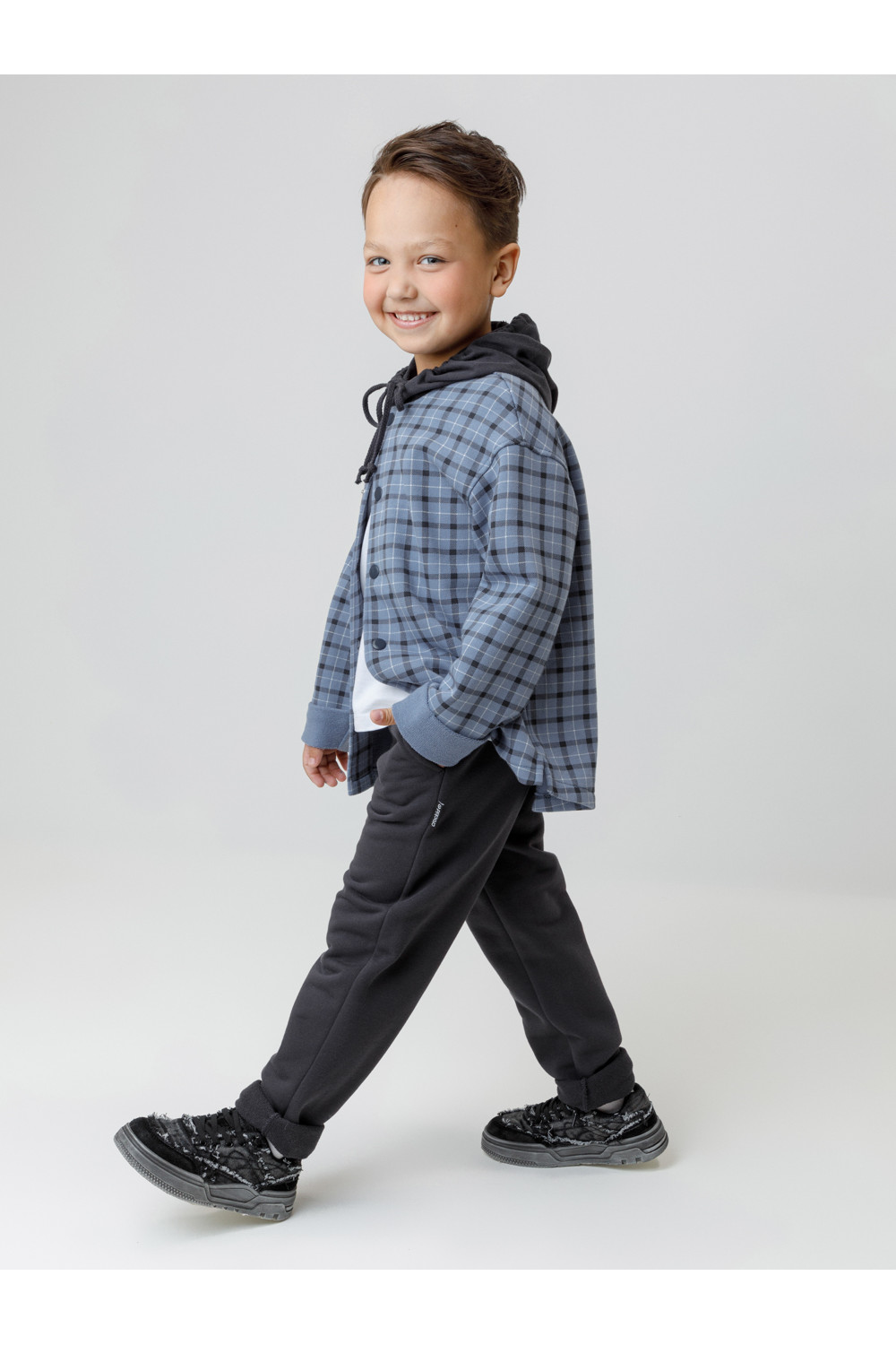 Crоckid Брюки КР 400831 антрацитовый 3902 к614 Crоckid