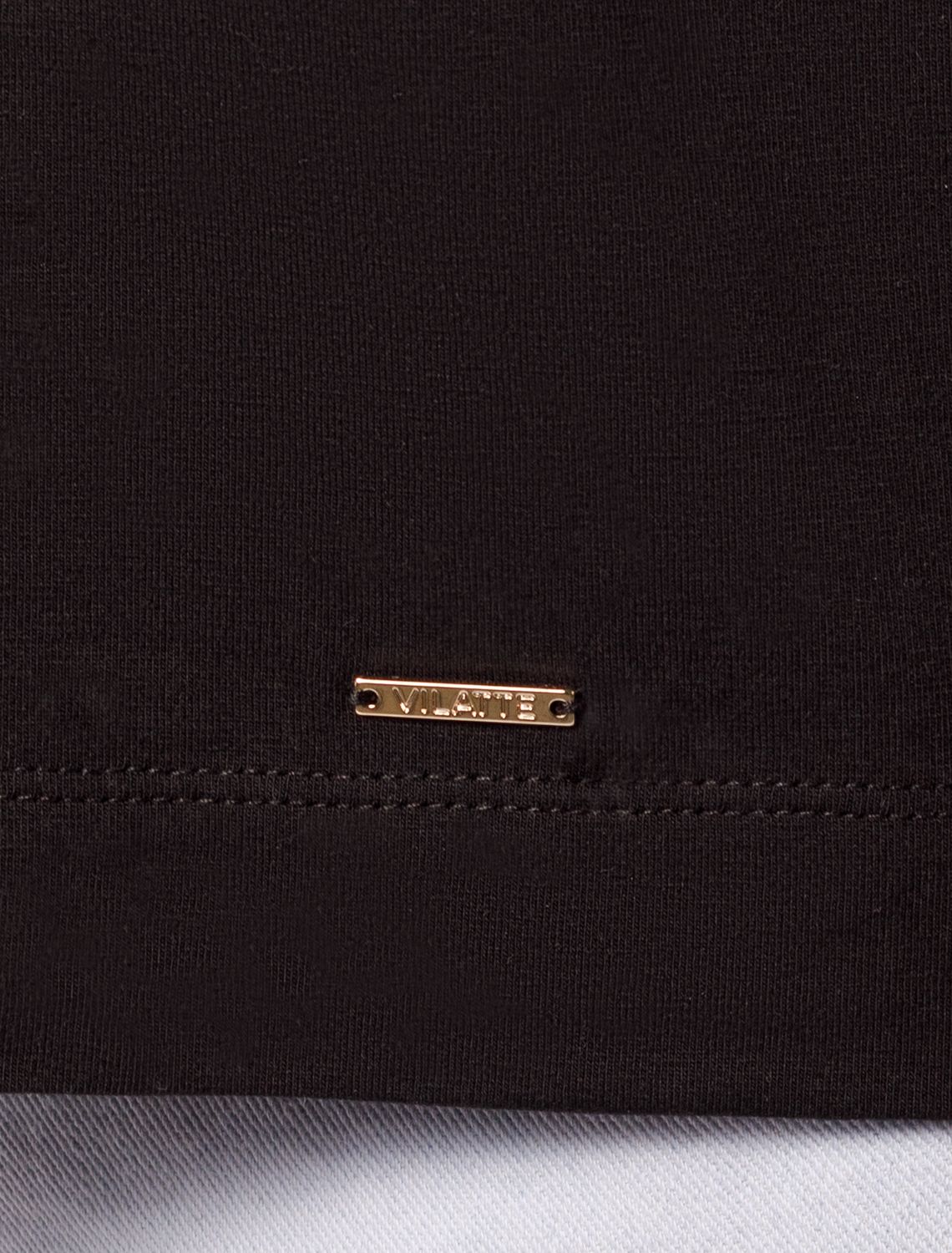 Футболка из хлопкового облегченного полотна с авторским принтом