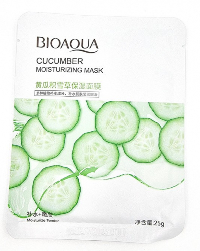 Тканевая маска с экстрактом огурца BioAqua Cucumber Moisturizing Mask