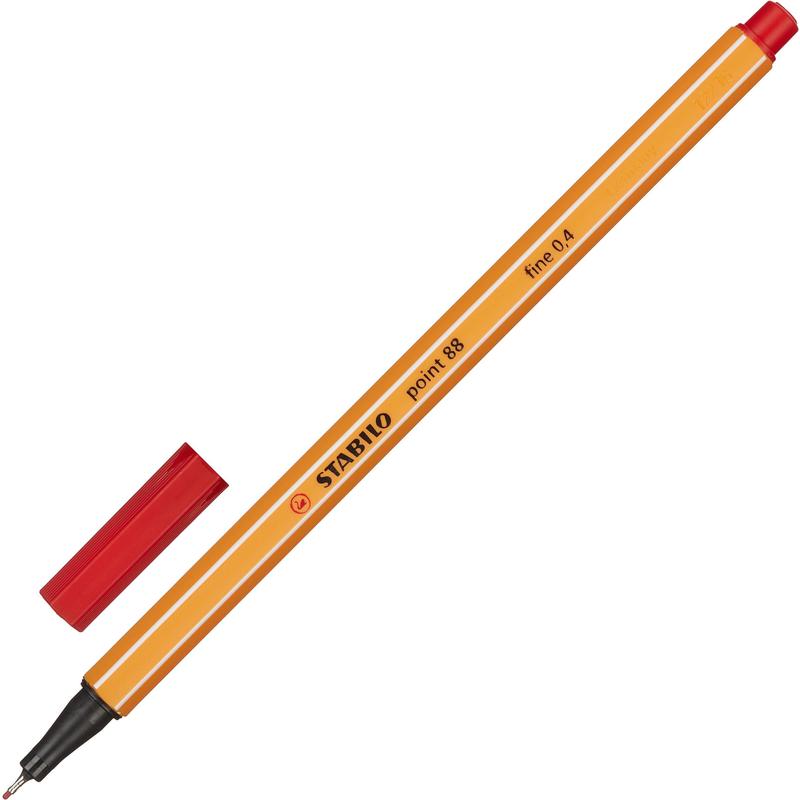 Линер STABILLO Point 88/40 0.4мм красный 78563