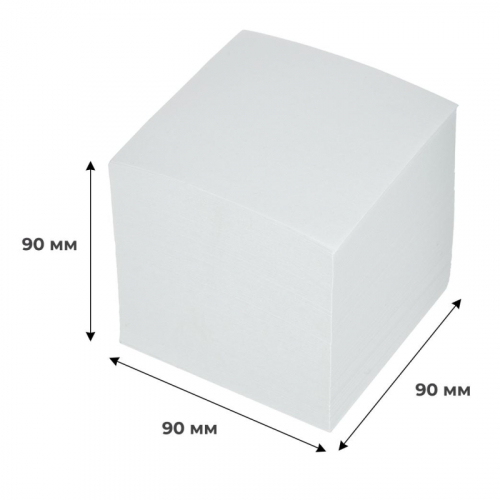 Блок для записей Attache 90x90x90 мм белый (плотность 80 г/кв.м) 32389