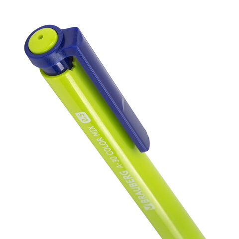 Ручка шариковая автоматическая BRAUBERG A-30 COLOR MIX 
