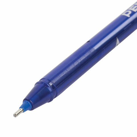Ручка шариковая масляная PENSAN Star Tech, СИНЯЯ, игольчатый узел 1 мм, линия 0,8 мм, 2260/12, 143389