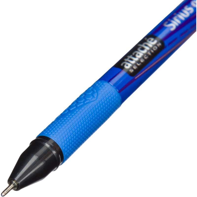 Ручка шариковая Attache Selection Sirius c манжеткой, син. стерж 563884