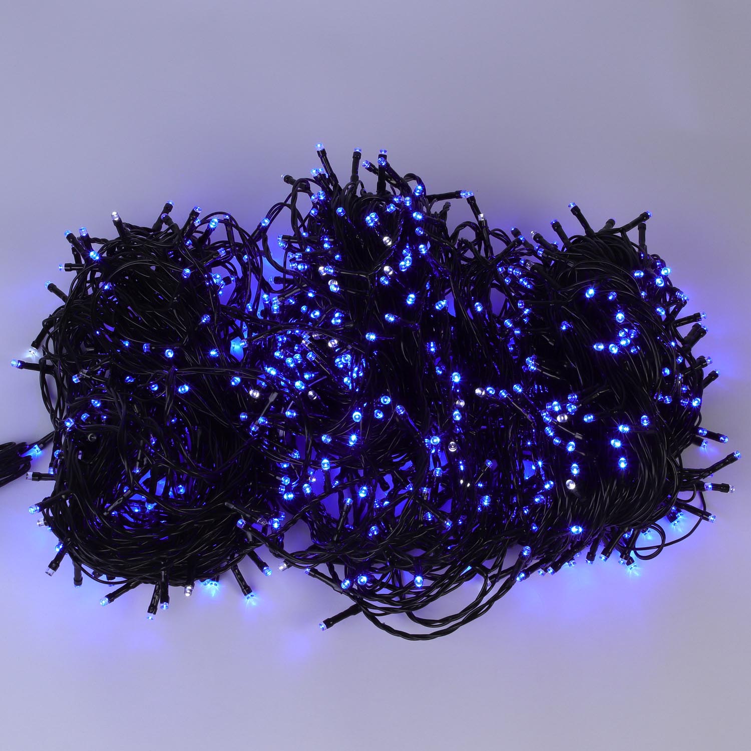 Гирлянда уличная 800 LED 100 м IP44 24V зеленый провод синяя