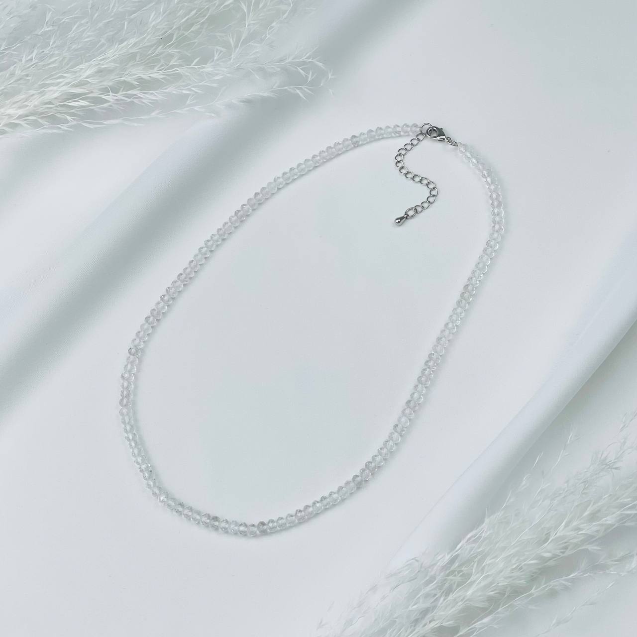 Радуга Самоцветов Колье из Горного Хрусталя