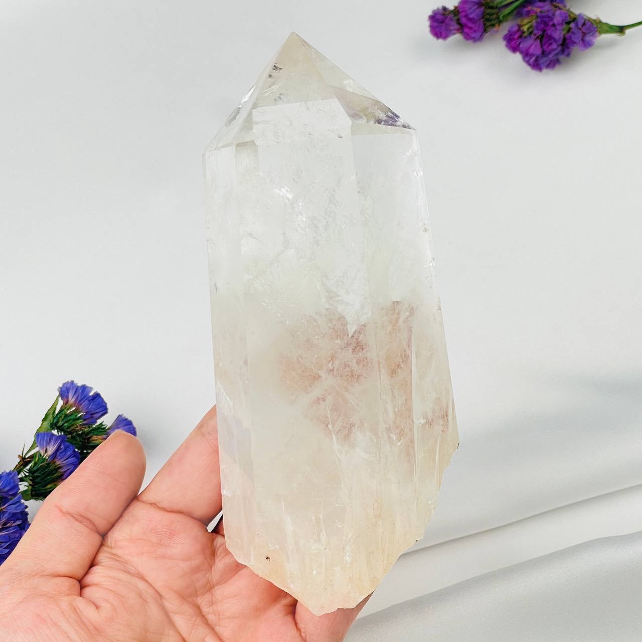 Радуга Самоцветов Природный кристалл Горного Хрусталя