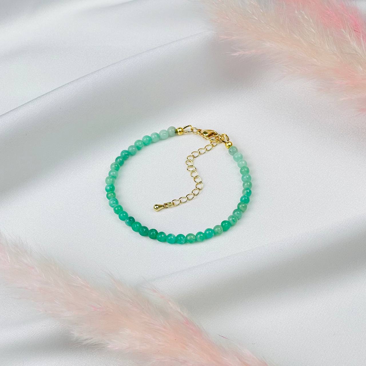 Радуга Самоцветов Браслет из Берилла (градиент)