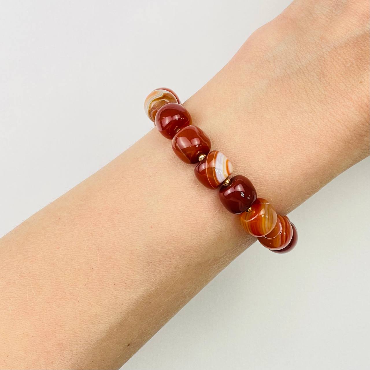 Радуга Самоцветов Браслет из Сардоникса