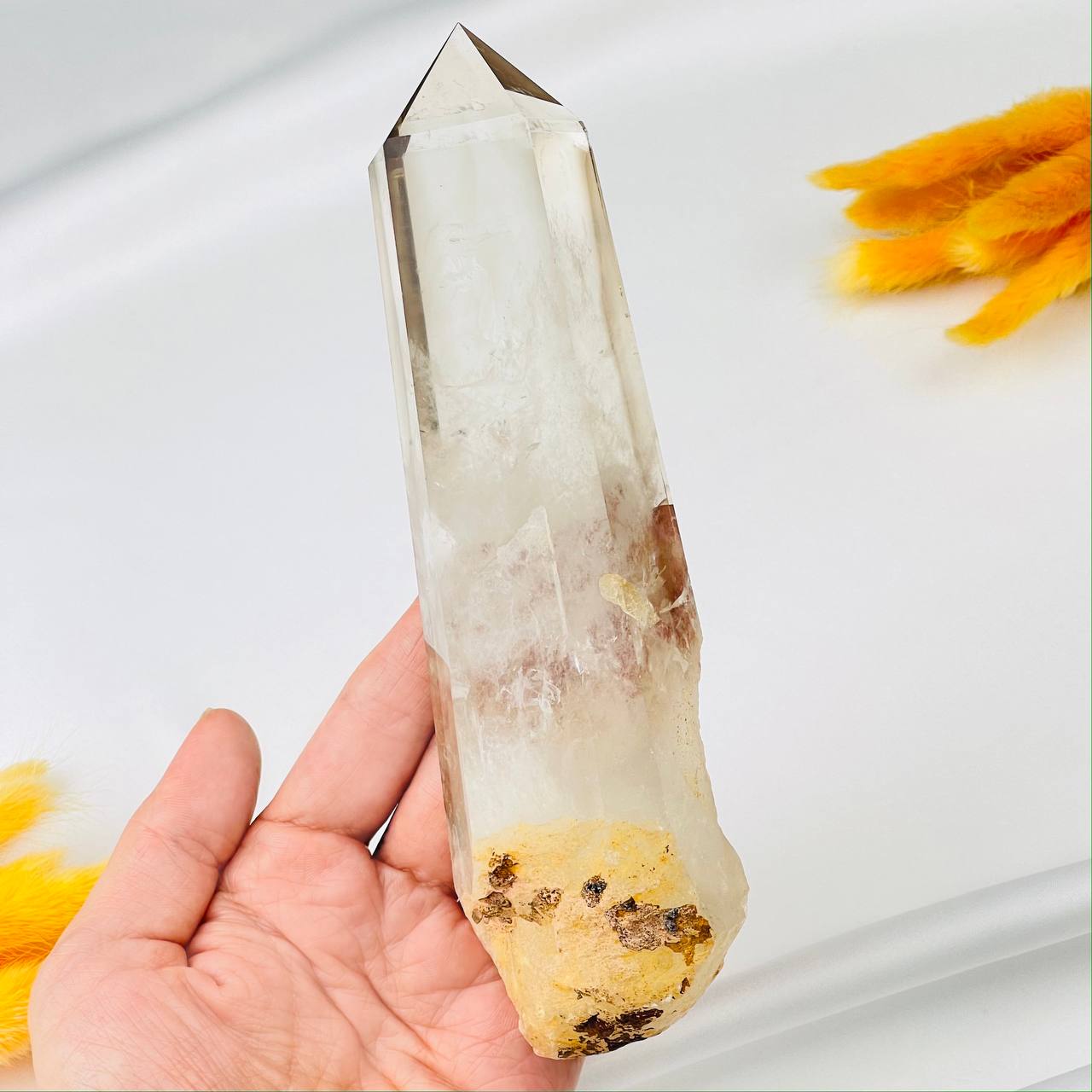 Радуга Самоцветов Природный кристалл Горного Хрусталя