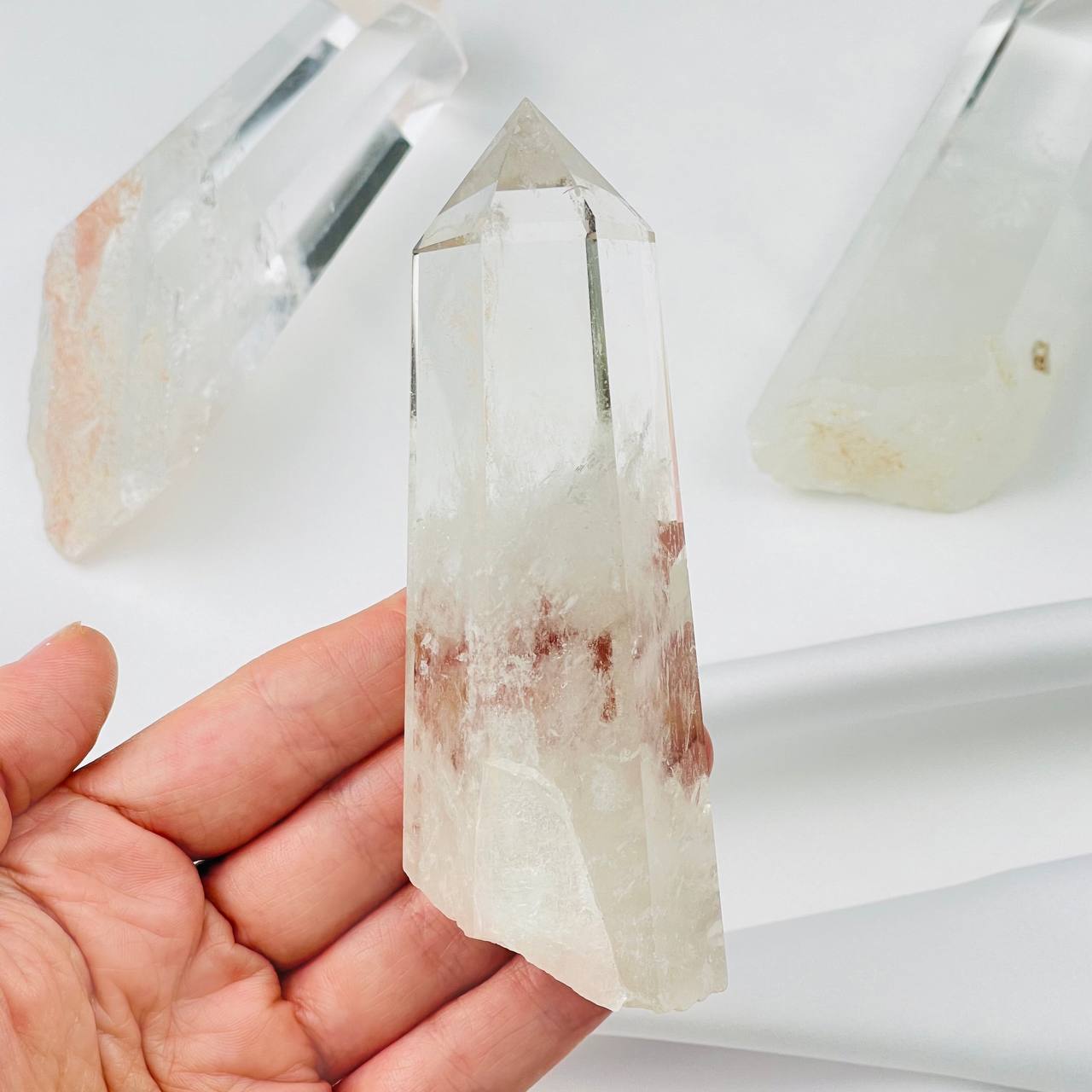 Радуга Самоцветов Природный кристалл Горного Хрусталя