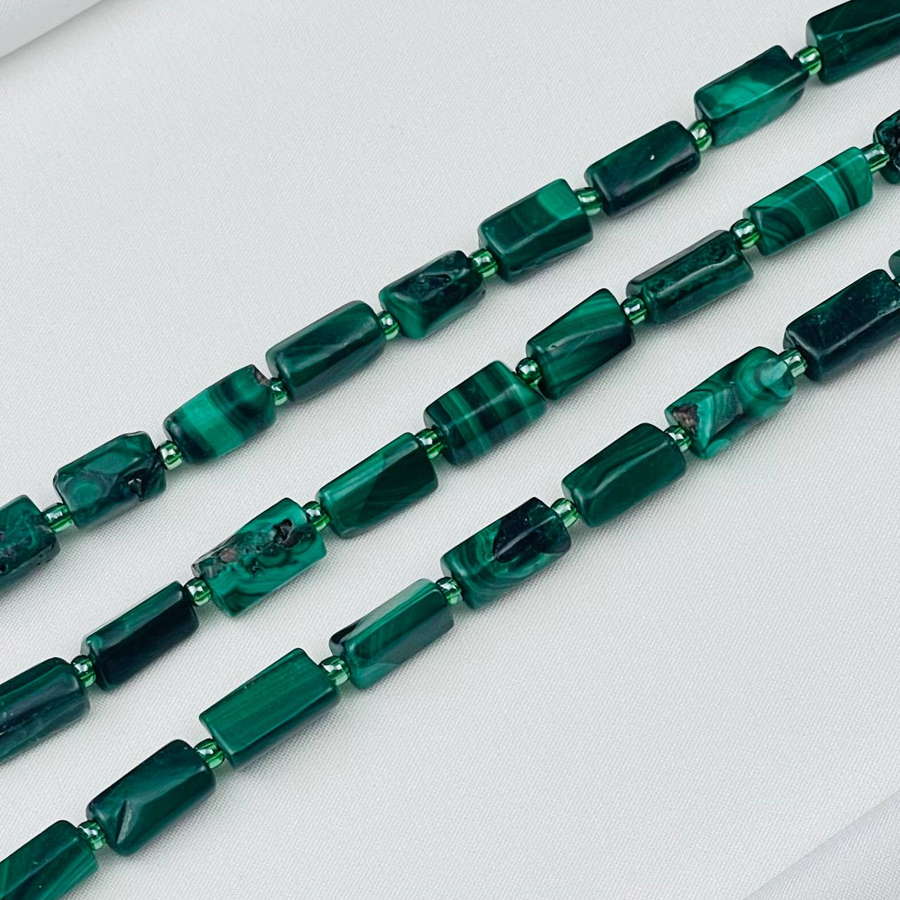 Радуга Самоцветов Бусины для украшений из Малахита