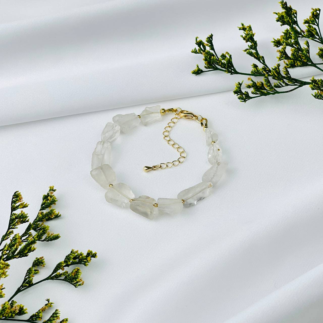 Радуга Самоцветов Браслет из Горного Хрусталя