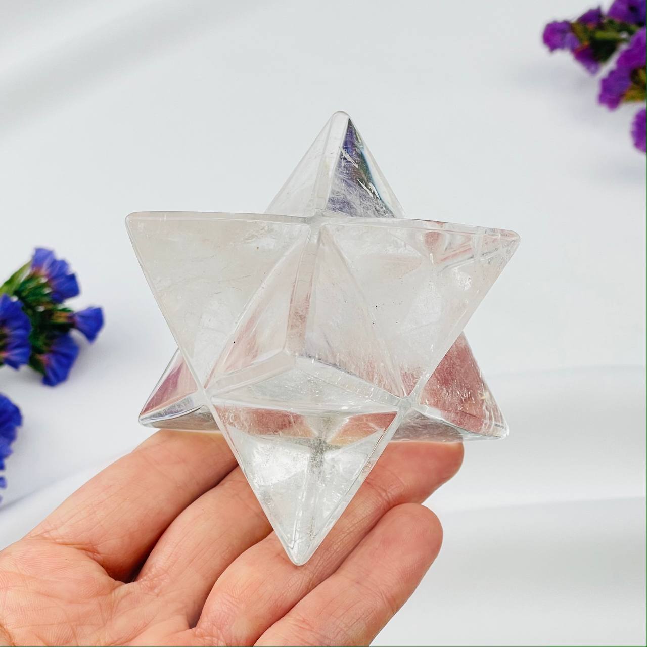 Радуга Самоцветов Меркаба из Горного Хрусталя