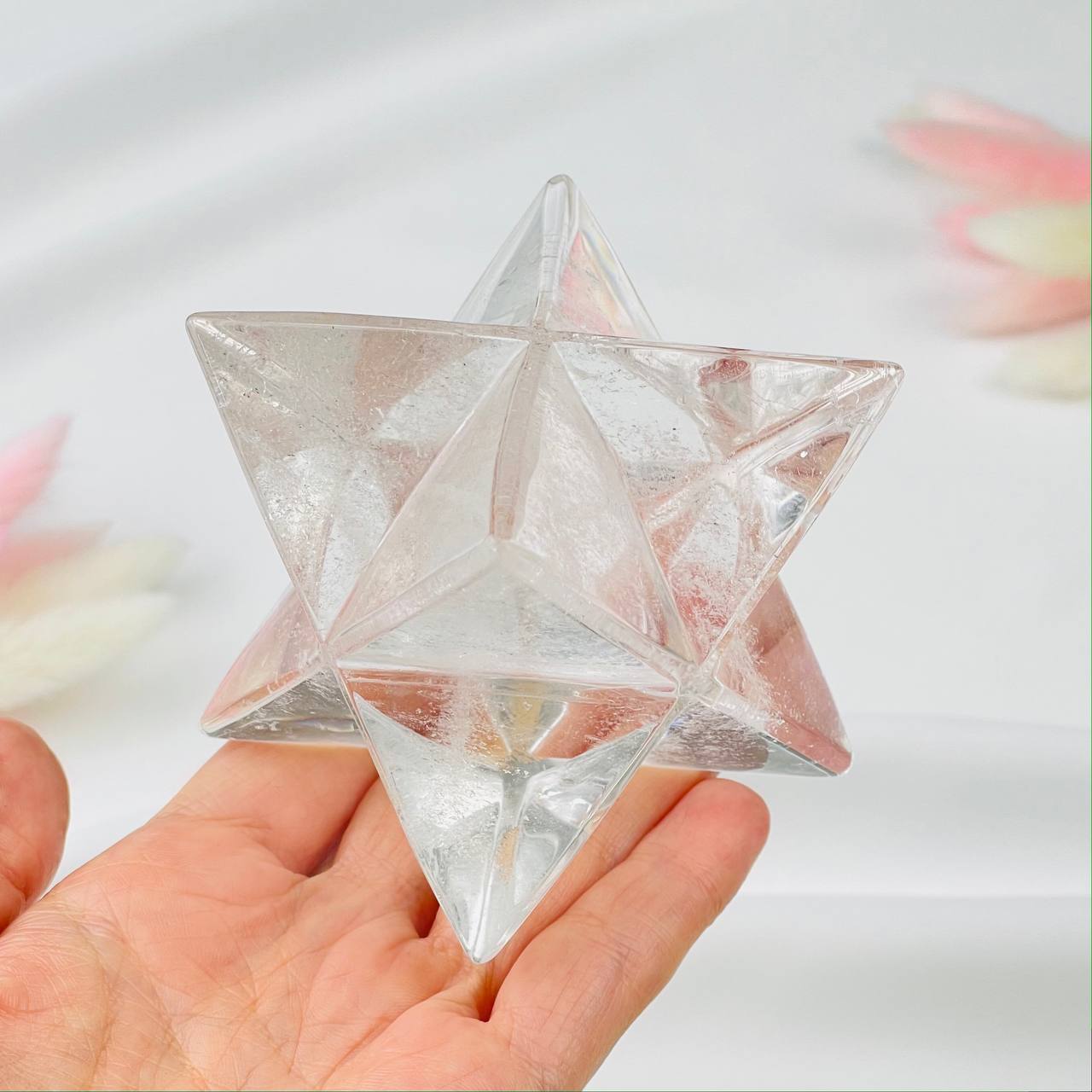 Радуга Самоцветов Меркаба из Горного Хрусталя