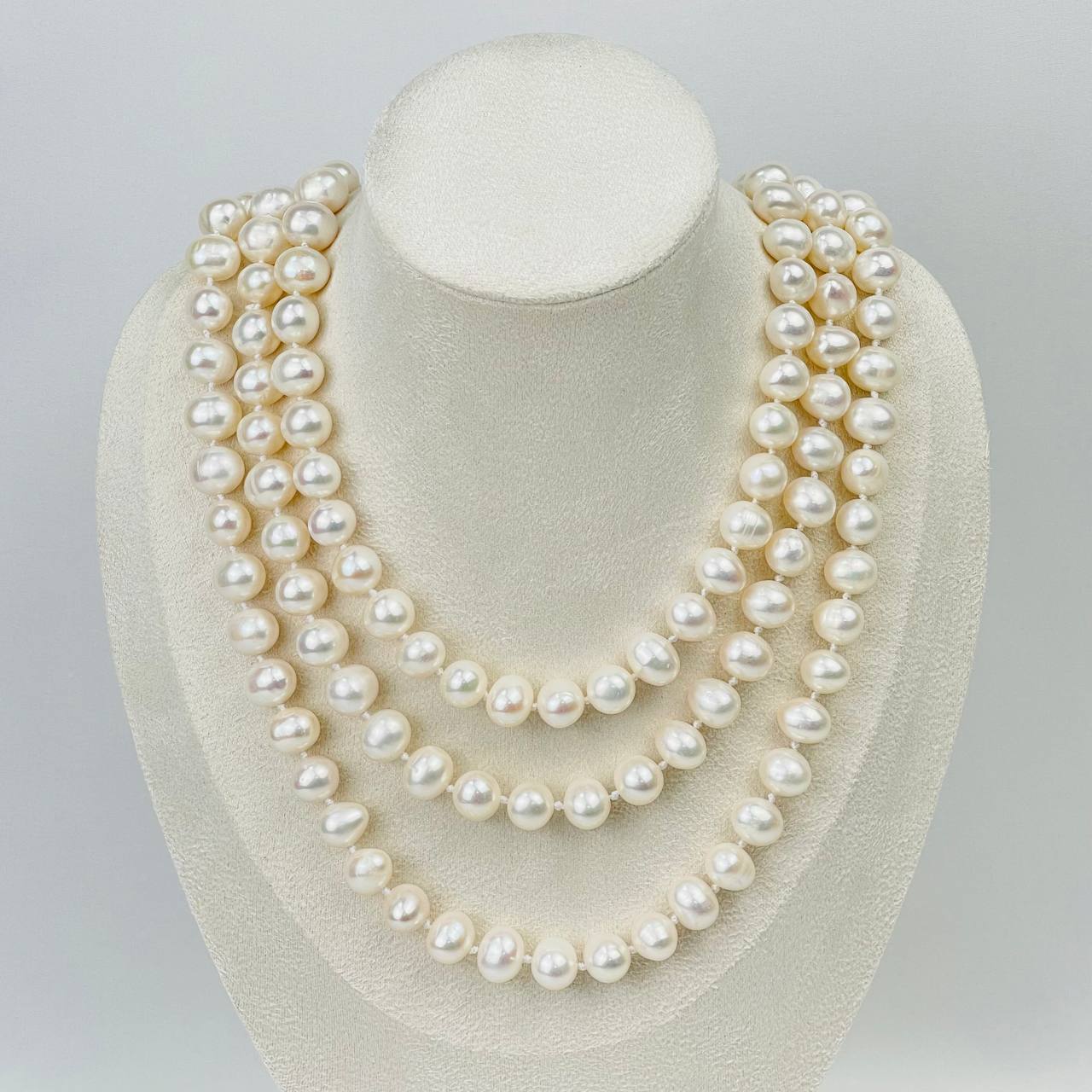 Радуга Самоцветов Бусы из Жемчуга