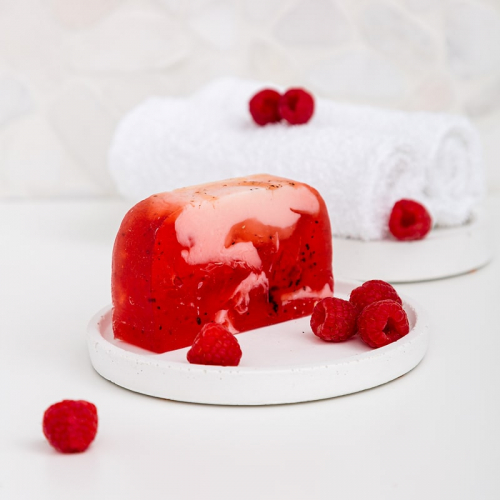 Мыло ручной работы RASPBERRY, 100г