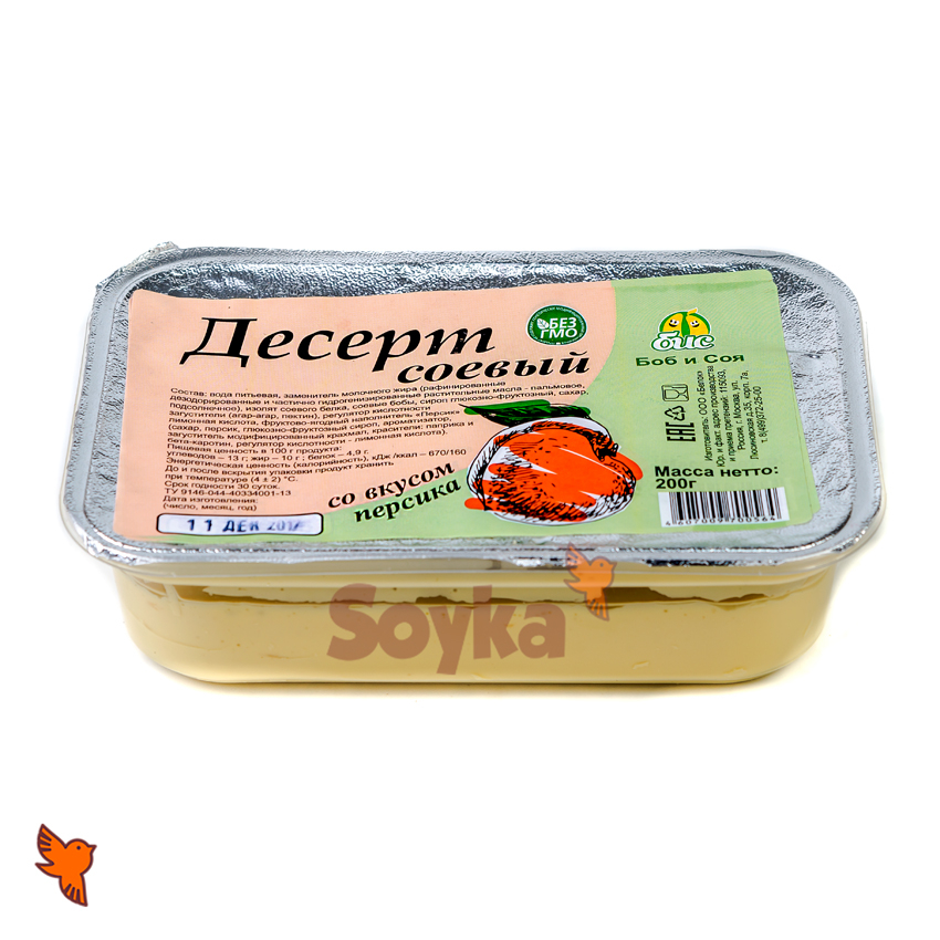 Десерт боб и соя соевый