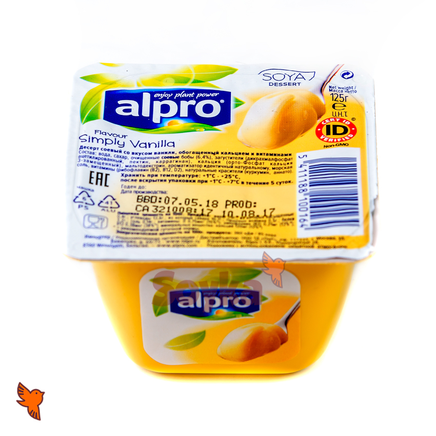 Alpro soya десерт соевый