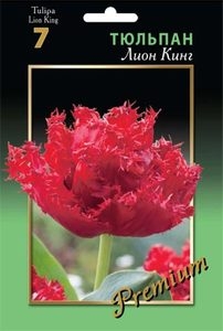 Тюльпан Лион Кинг (3шт) махровые ранние (красный) ВХ