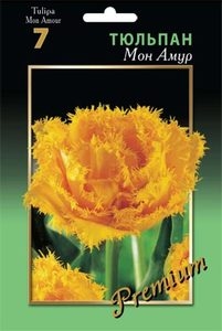 Тюльпан Мон Амур (3шт) махровые ранние (жёлтый) ВХ
