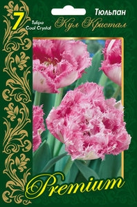 Тюльпан Кул Кристал (3шт) махровый ранний (ярко-розовый) ВХ