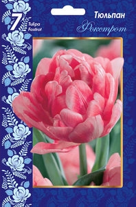 Тюльпан Фокстрот (3шт) махровый ранний (розовый) ВХ