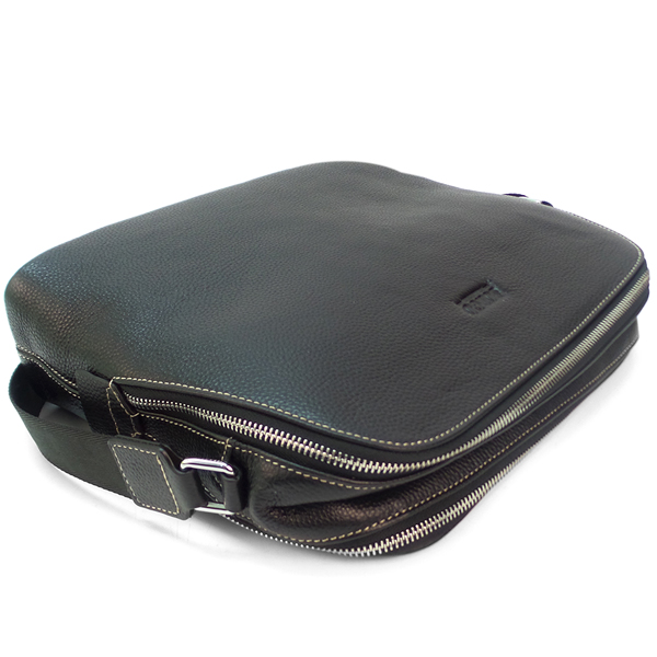 Мужская сумка Borgo Antico. Кожа. 60333/60973 black NN