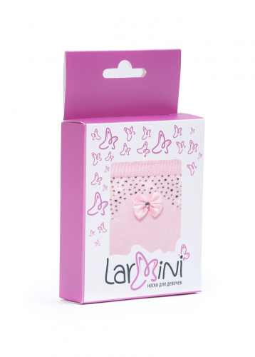 LARMINI Носки LR-S-168060-B-2BL-S, цвет розовый