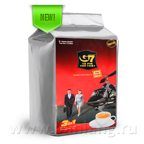 05.028 Кофе растворимый G7 3 в 1 - 1000 г (Trung Nguyen G7 Coffee 3 in 1 - 1 bag/1000 g)